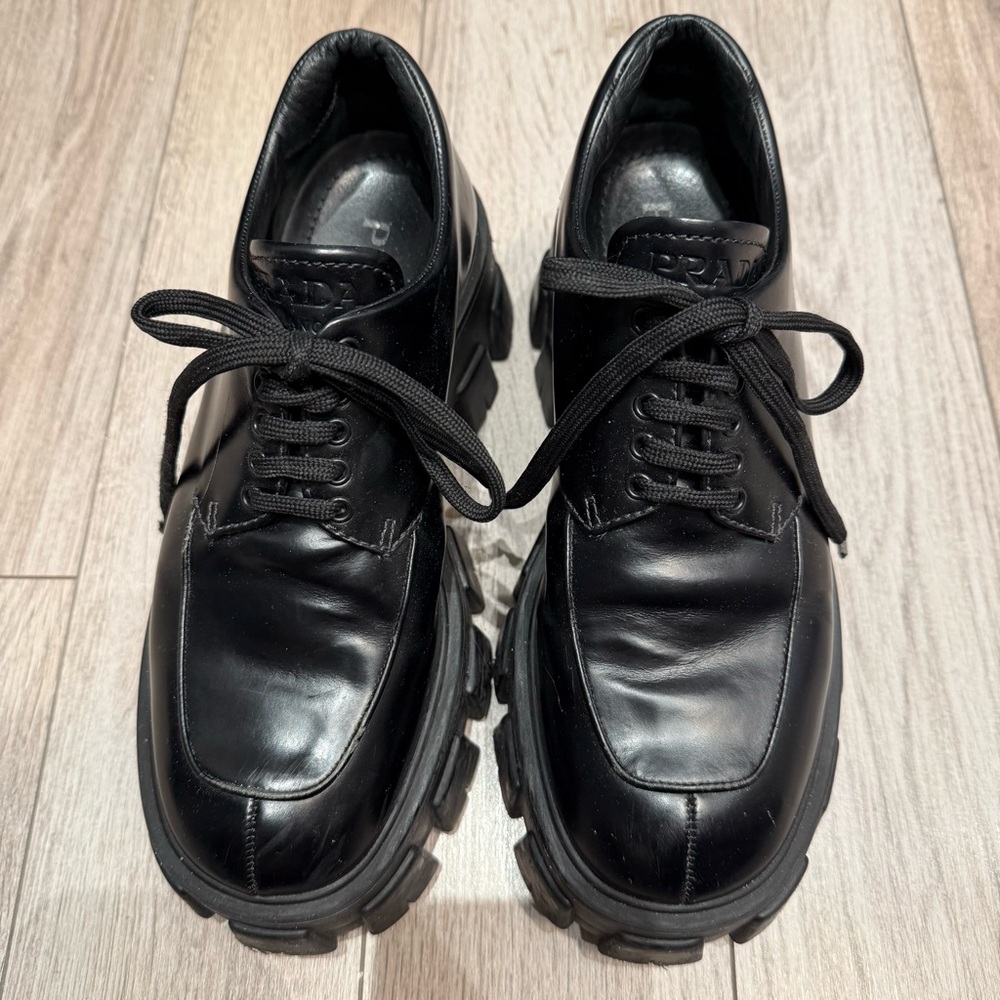 Prada Monolith Shoes Size 37